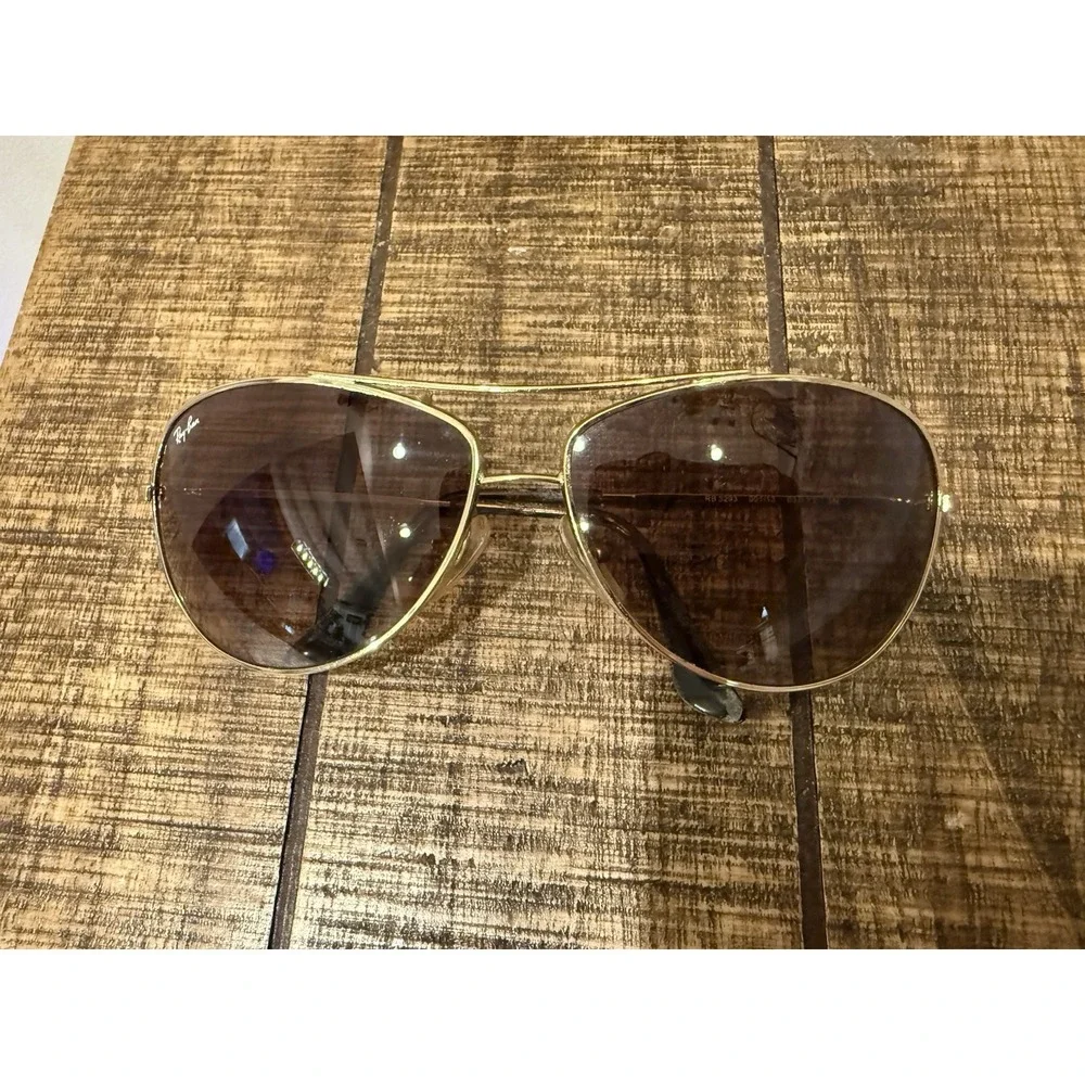 Ray Ban RB3293 001/13 63/13 GOLD W/ BROWN GRADIENT LENS